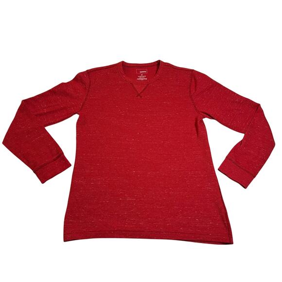 Sonoma Men's Crewneck Supersoft Thermal Shirt Size M Slim Fit Holidays Casual - Picture 1 of 6